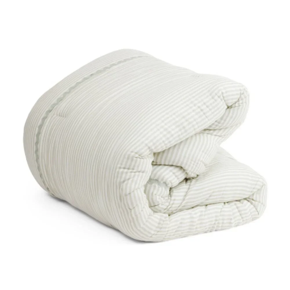 BOUNDARY Rickrack Border Striped Comforter Set - Picture 2 of 4